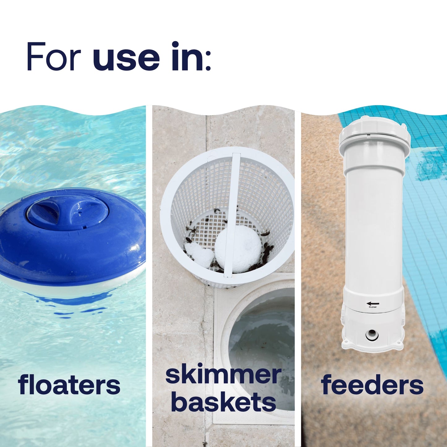 1-Inch Chlorine Tablets — Tablet Form, 5 Lb — Pool Sanitizer to Kill Algae & Bacteria