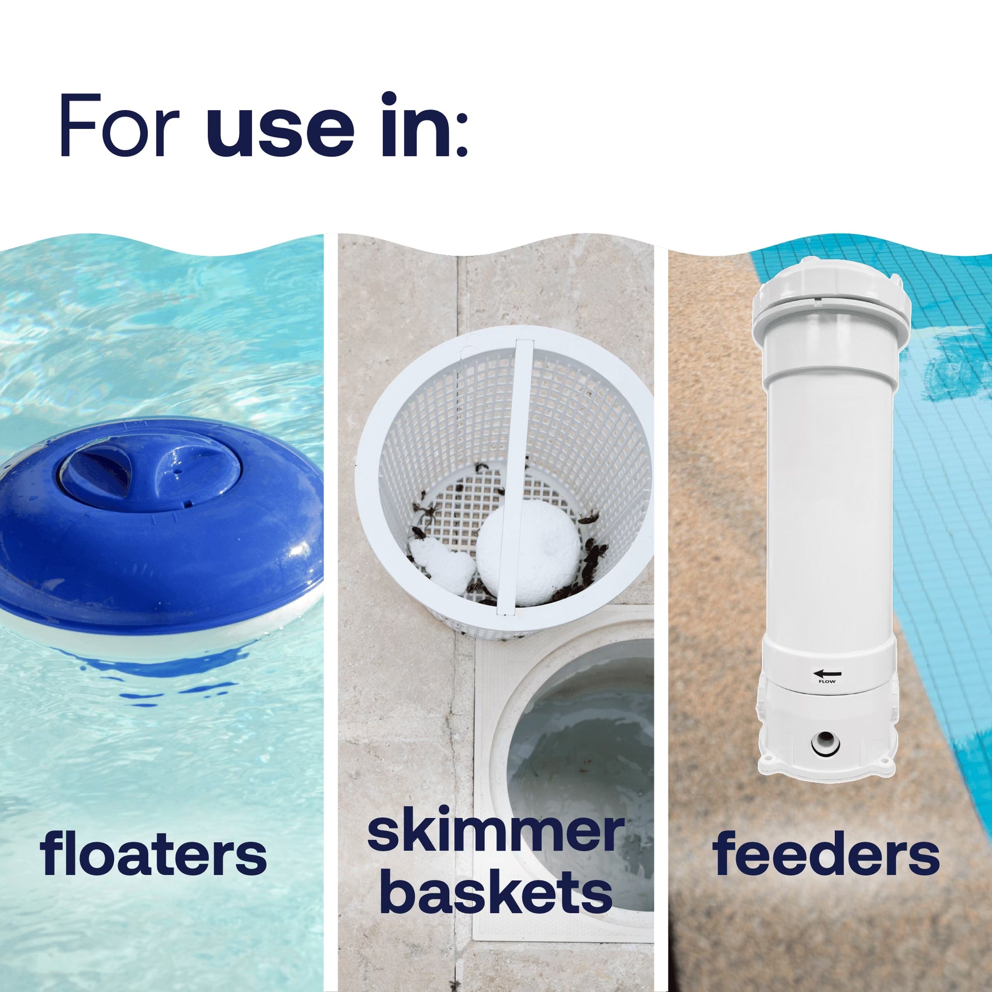 1-Inch Chlorine Tablets — Tablet Form, 5 Lb — Pool Sanitizer to Kill Algae & Bacteria