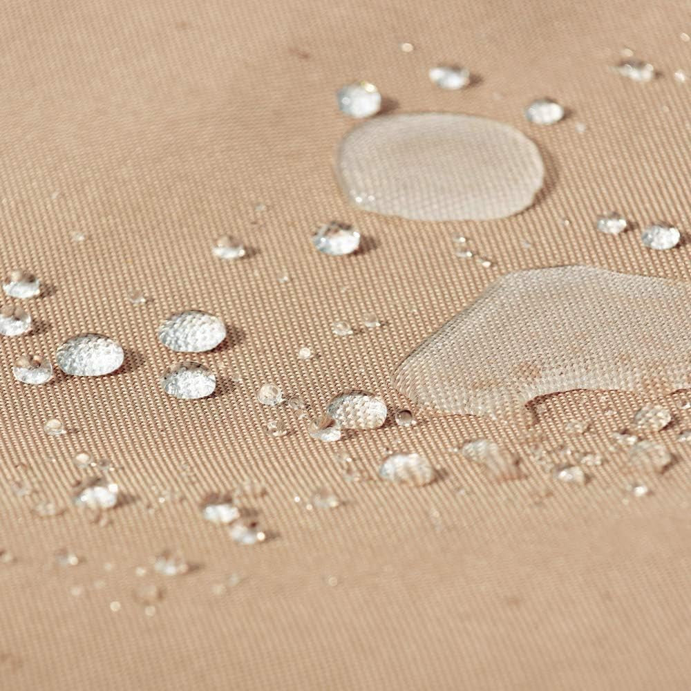 Waterproof Hot Tub Cover Outdoor Spa Cover (95''X 83''X20) 600D Heavy Duty Polyester Hot Tub Cover Protector(Brown)