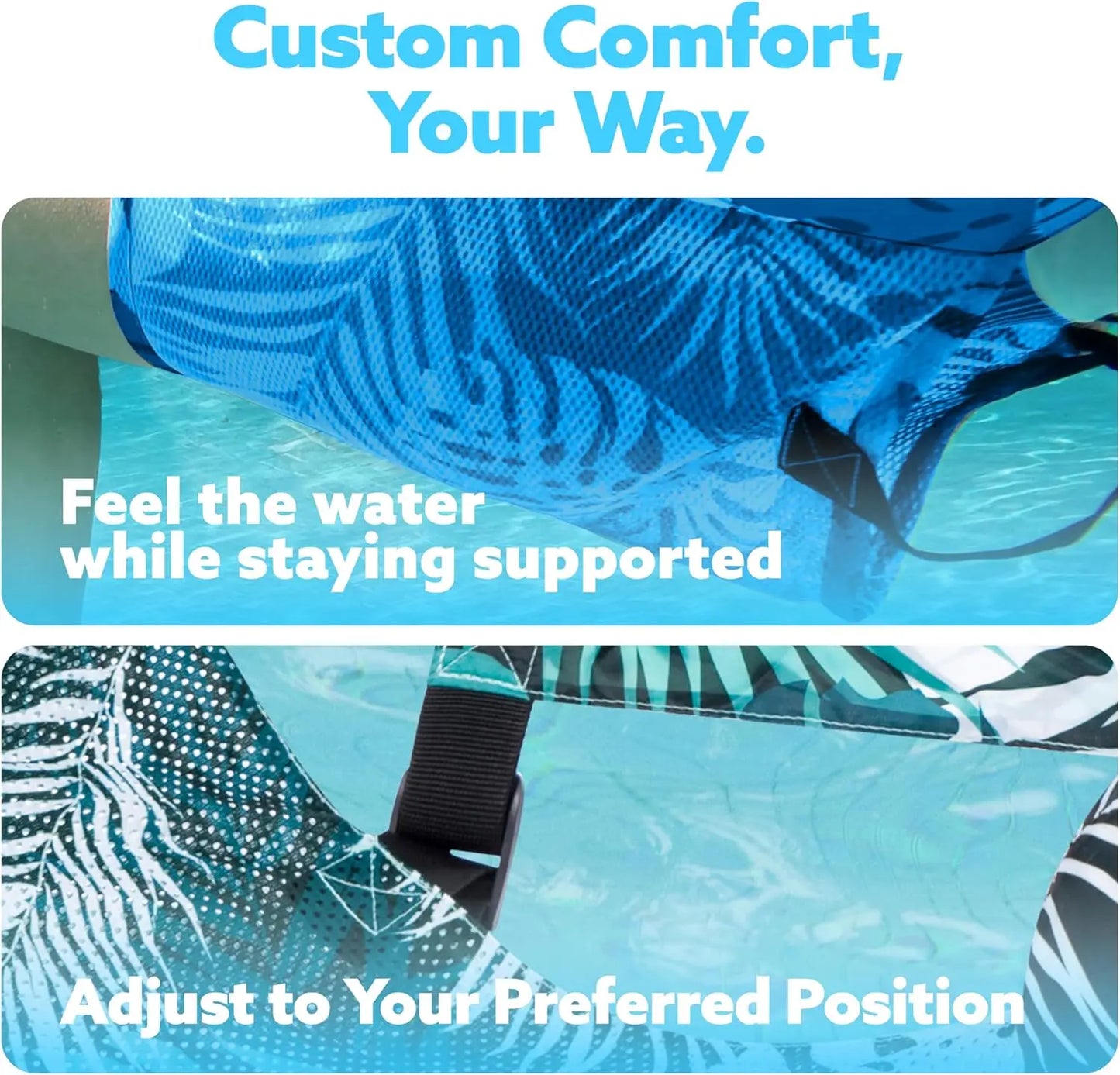 SLOOSH Inflatable Pool Floats Adult, 2 Packs / 1 Pack Floating Lounge Chairs , Blow up Pool Noodles for Adult Heavy Duty, Floating Chair for Party Summer Water Beach Lake Fun Dealsforyoudays