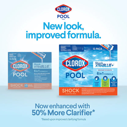 Shock Xtrablue+ Granules Swimming Pool Shock, 1Lb for Sanitization